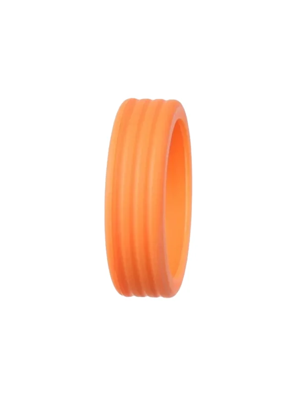 Suitcase wheels smooth orange